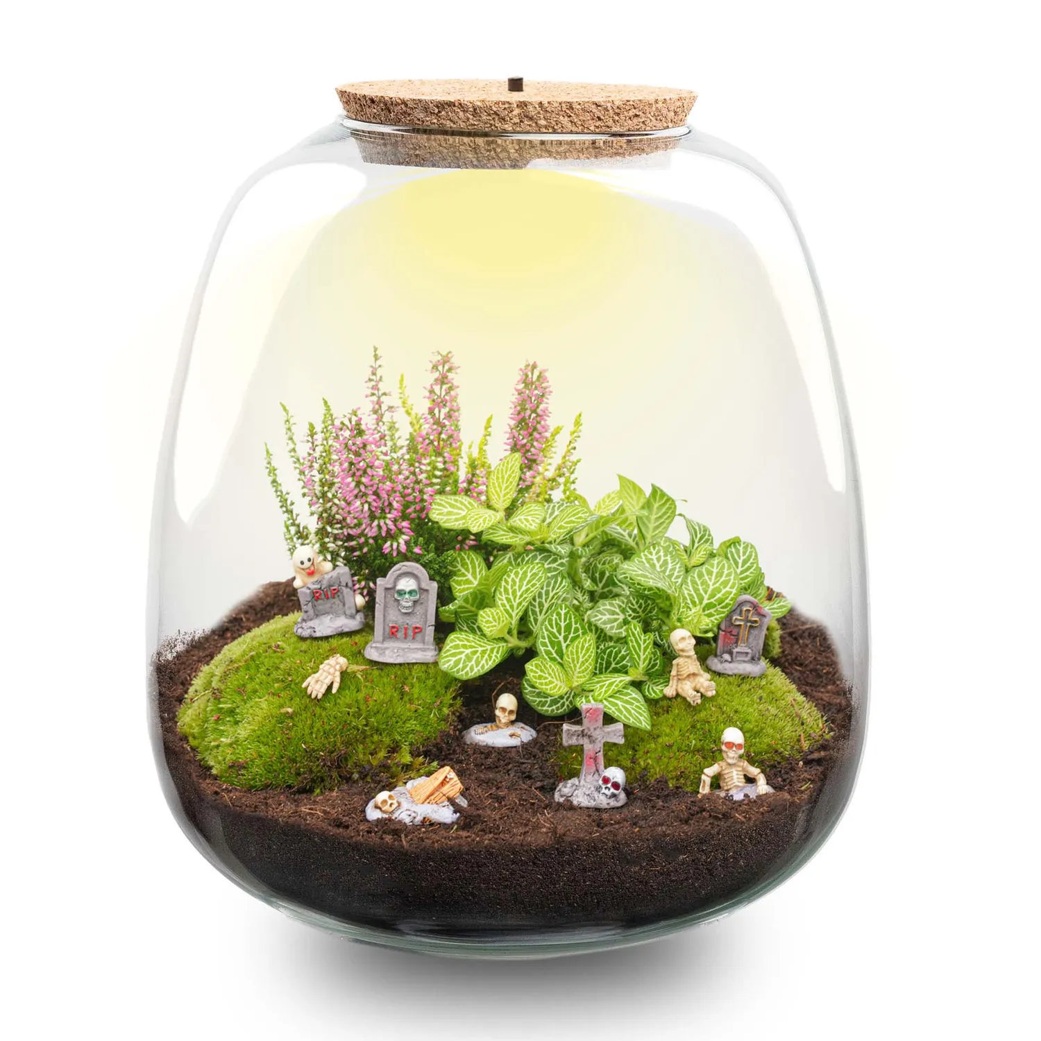 Urbanjungl Emma Halloween terrarium DIY 23 cm begraafplaats