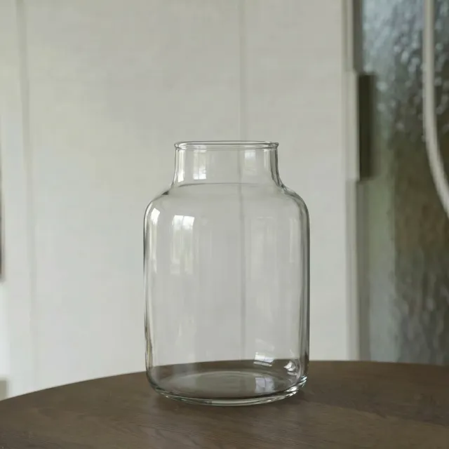 Urbanjungl Little Milky fles gerecycled glas 5 L 25 cm