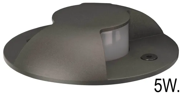 Spotpro grondspot led 5W antraciet 2-zijdig