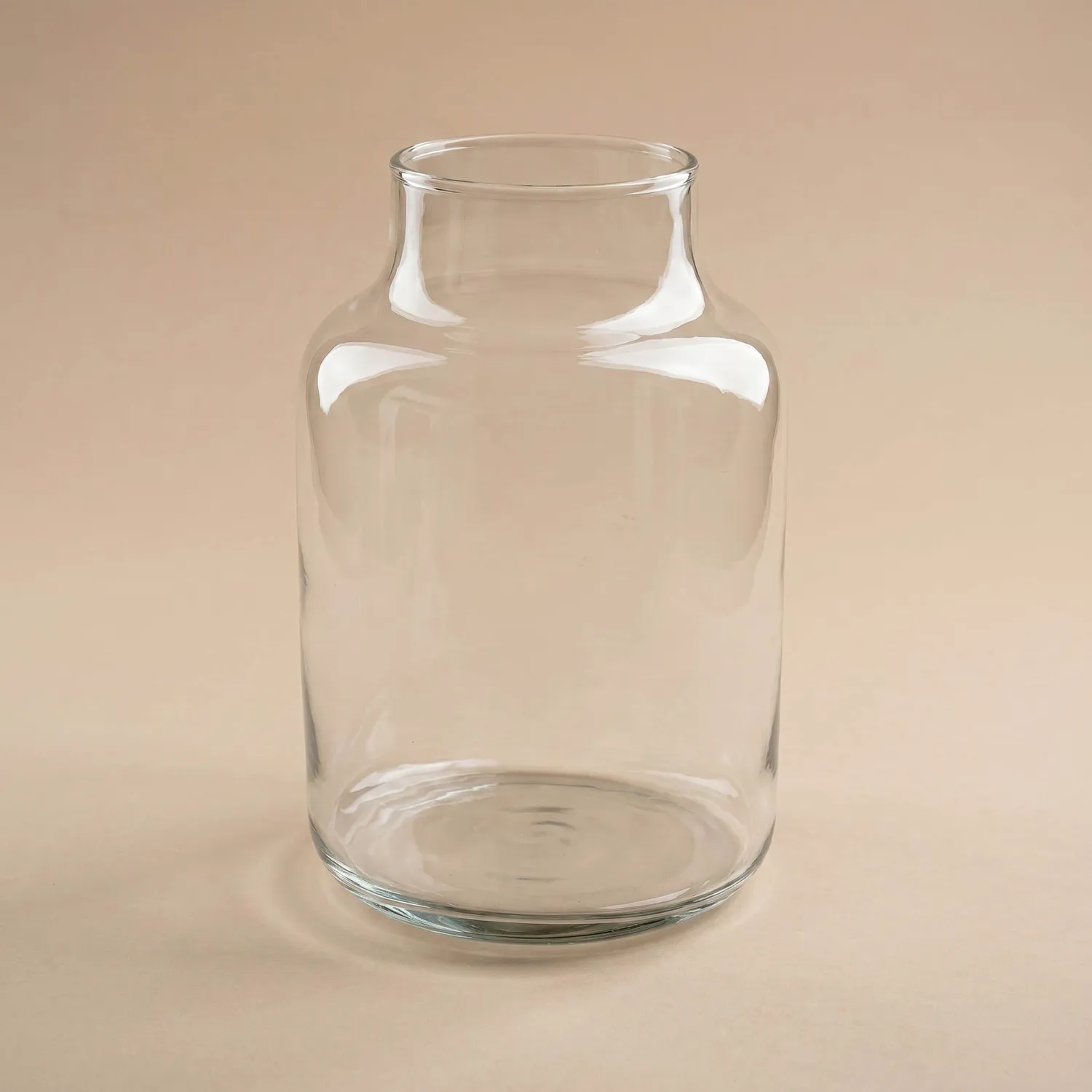 Urbanjungl Little Milky fles gerecycled glas 5 L 25 cm