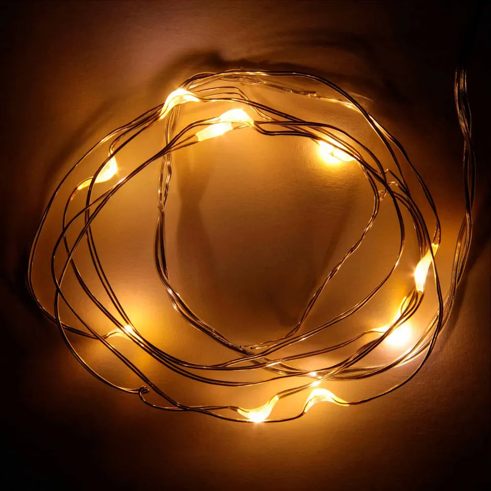 Urbanjungl draadverlichting warm wit 1 m 20 LED