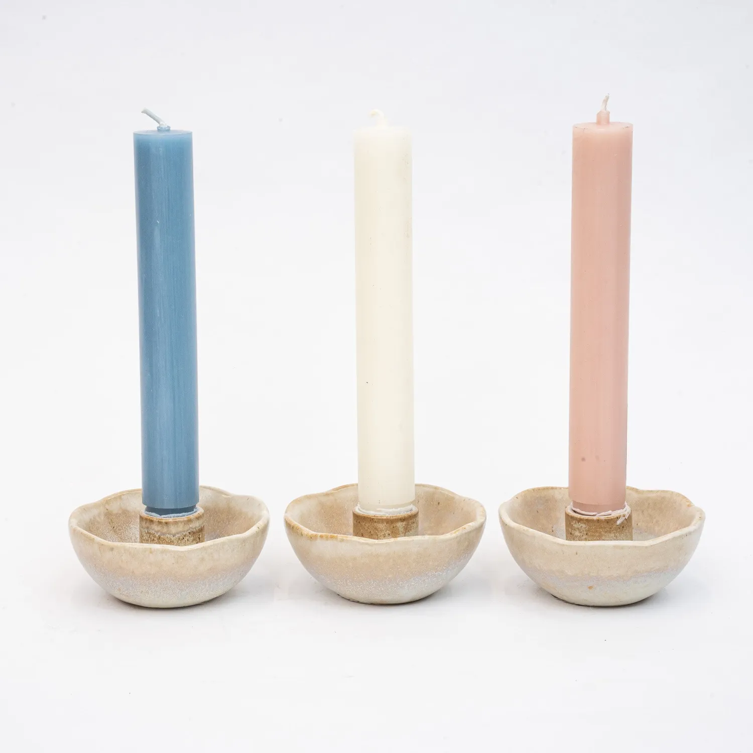 Urbanjungl Pastel Harmony kaarsen set 3 stuks pastel