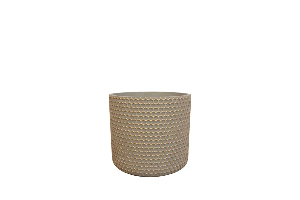 TS Collection Bernt D9 H8 bloempot goud cement