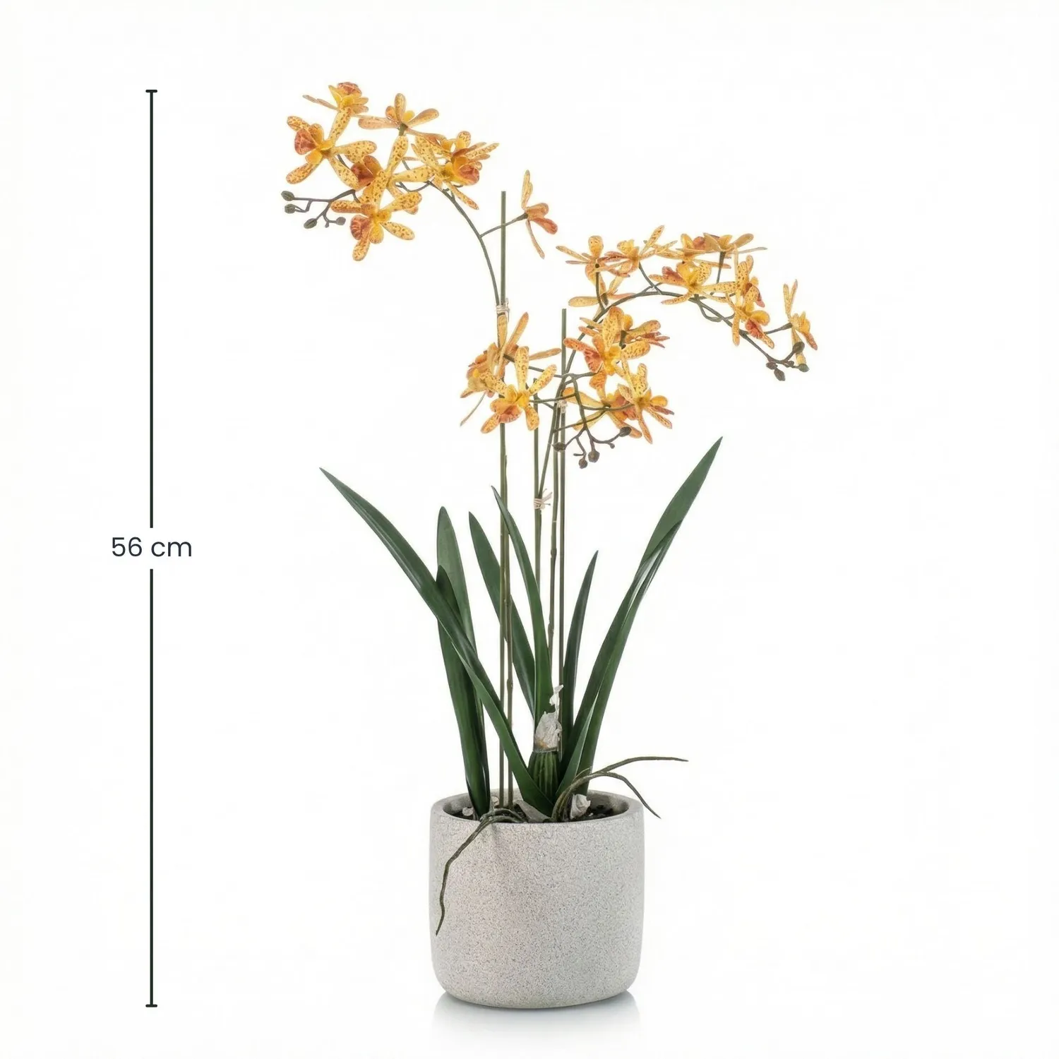Urbanjungl Renanthera orchidee kunstplant 56 cm geel oranje