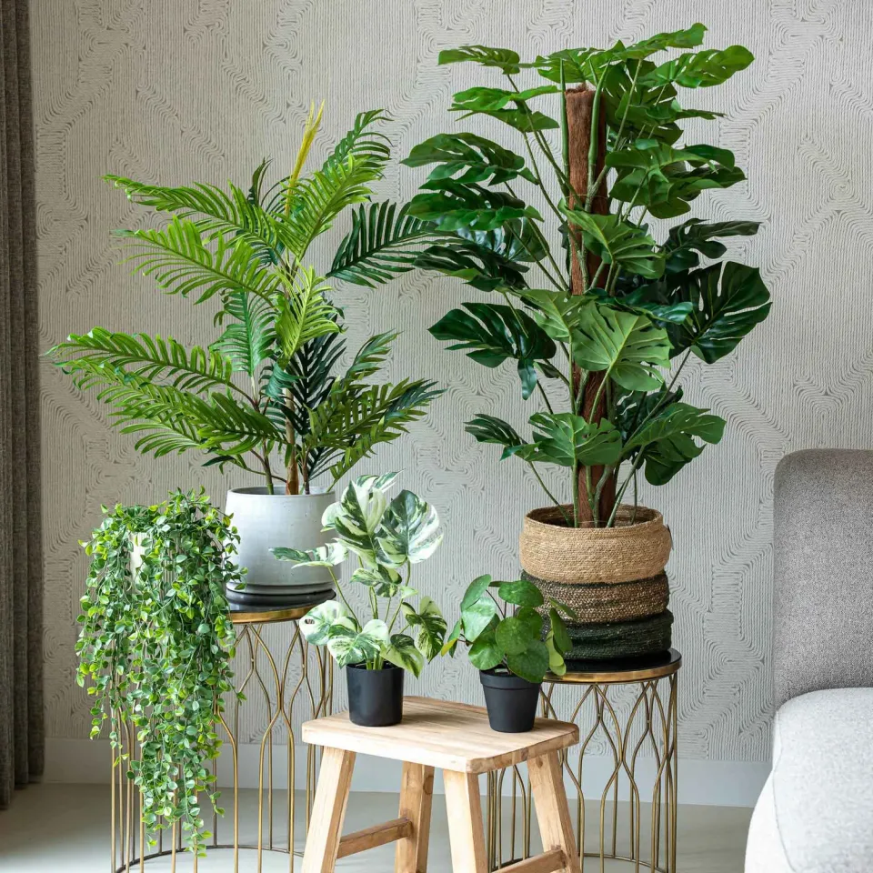 Urbanjungl Urban Jungle L kunstplanten set van 5 mix