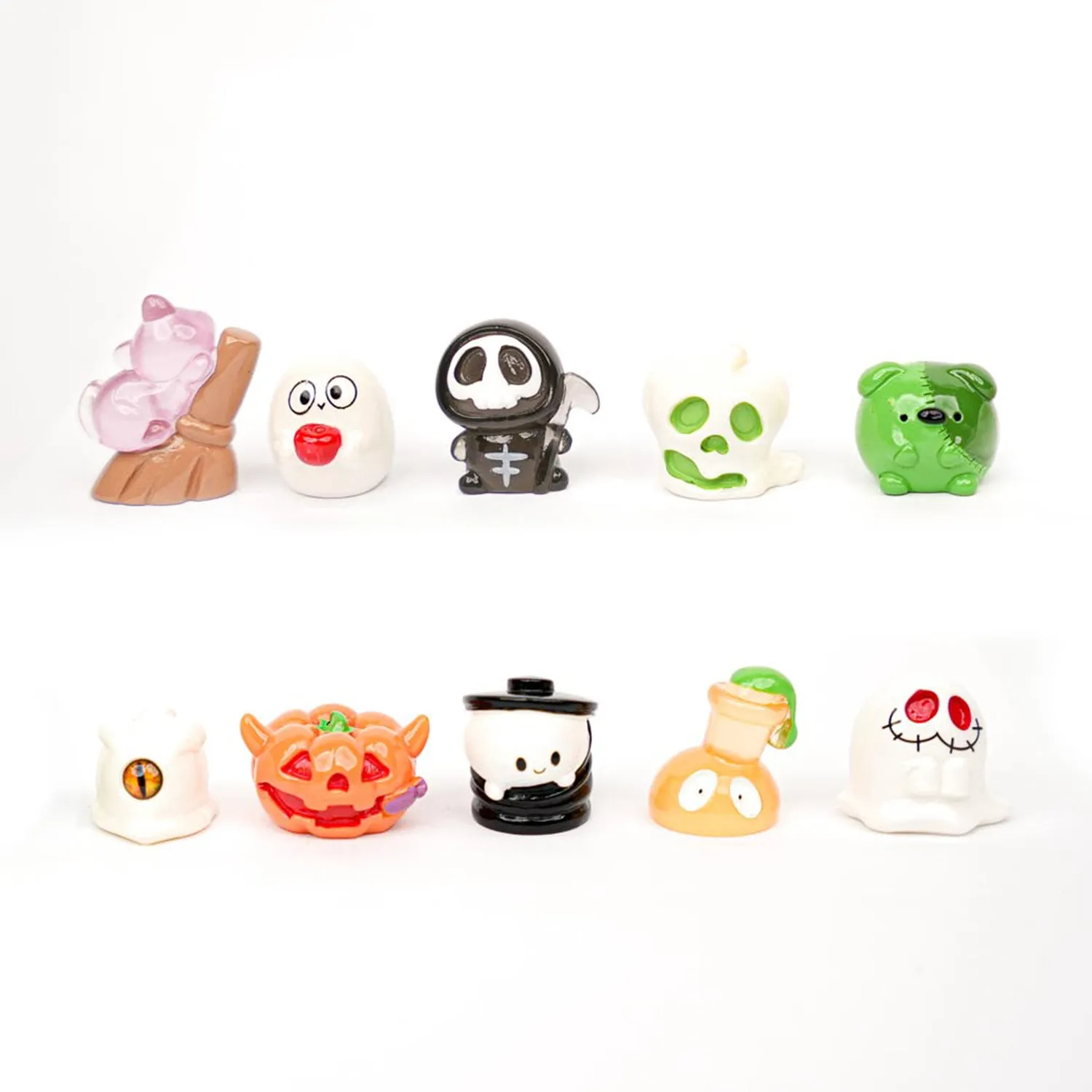 Urbanjungl Halloween Spooky Crew figuurtjes 10 stuks 1-3 cm