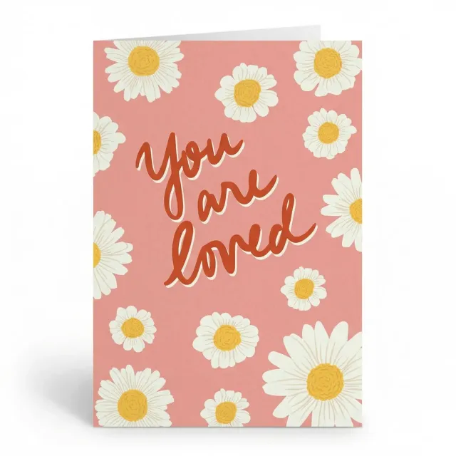 Urbanjungl You Are Loved wenskaart A6 gevouwen