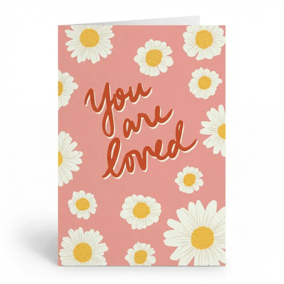 Urbanjungl You Are Loved wenskaart A6 gevouwen