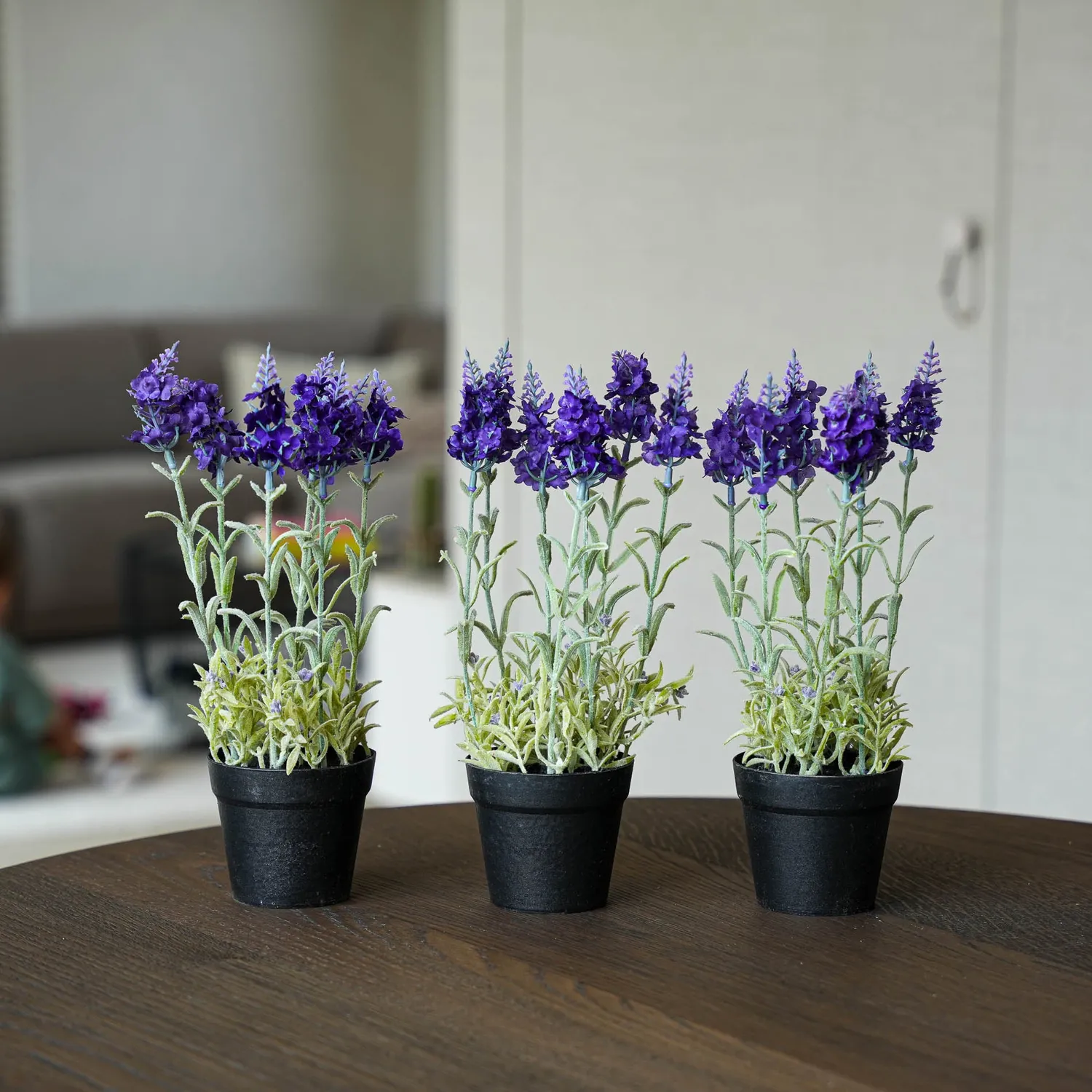 Urbanjungl Lavendel kunstplanten paars set 3 stuks