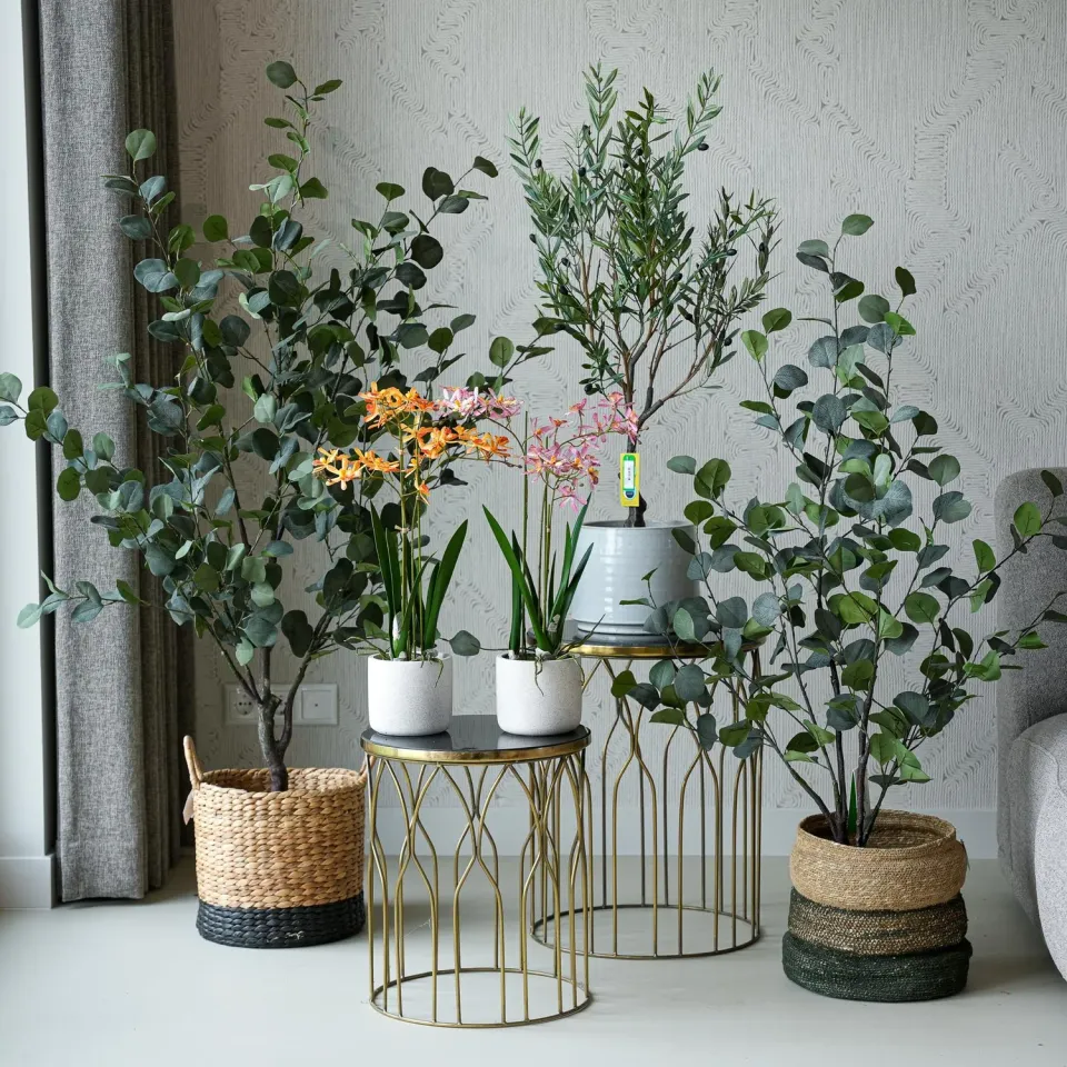 Urbanjungl Ibiza kunstplanten set 5 stuks onderhoudsvrij