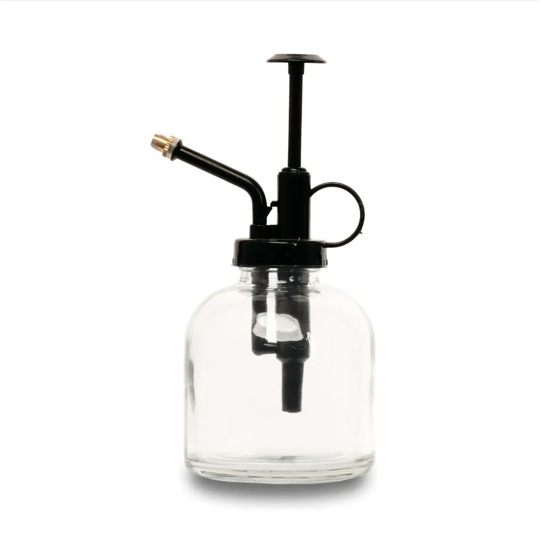 Urbanjungl plantenspuit plant mister glas 16 cm zwart