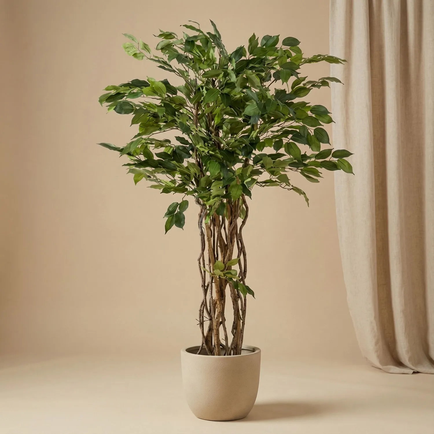 Urbanjungl Ficus Liana kunstboom 140 cm onderhoudsvrij