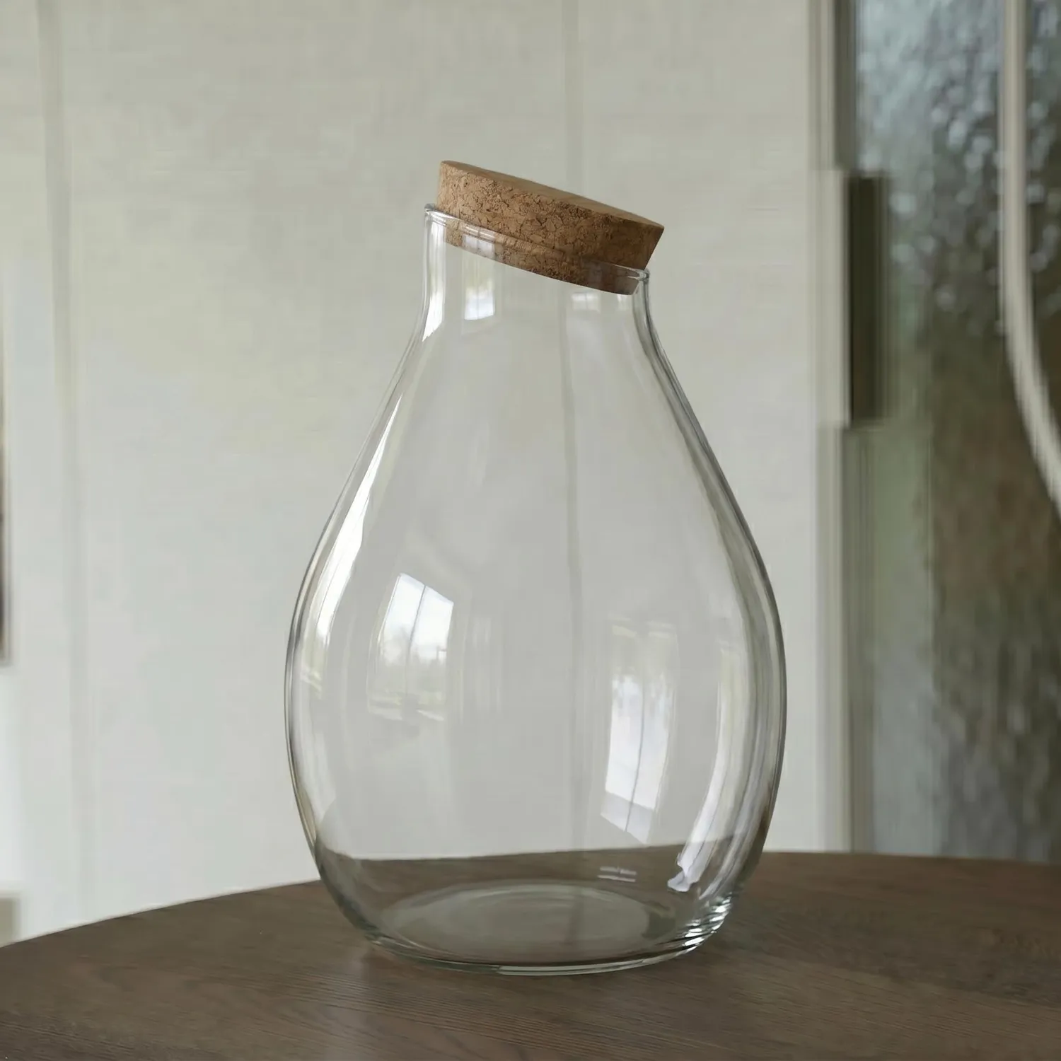 Urbanjungl Drop XXL terrariumfles met kurk Ø 34 cm