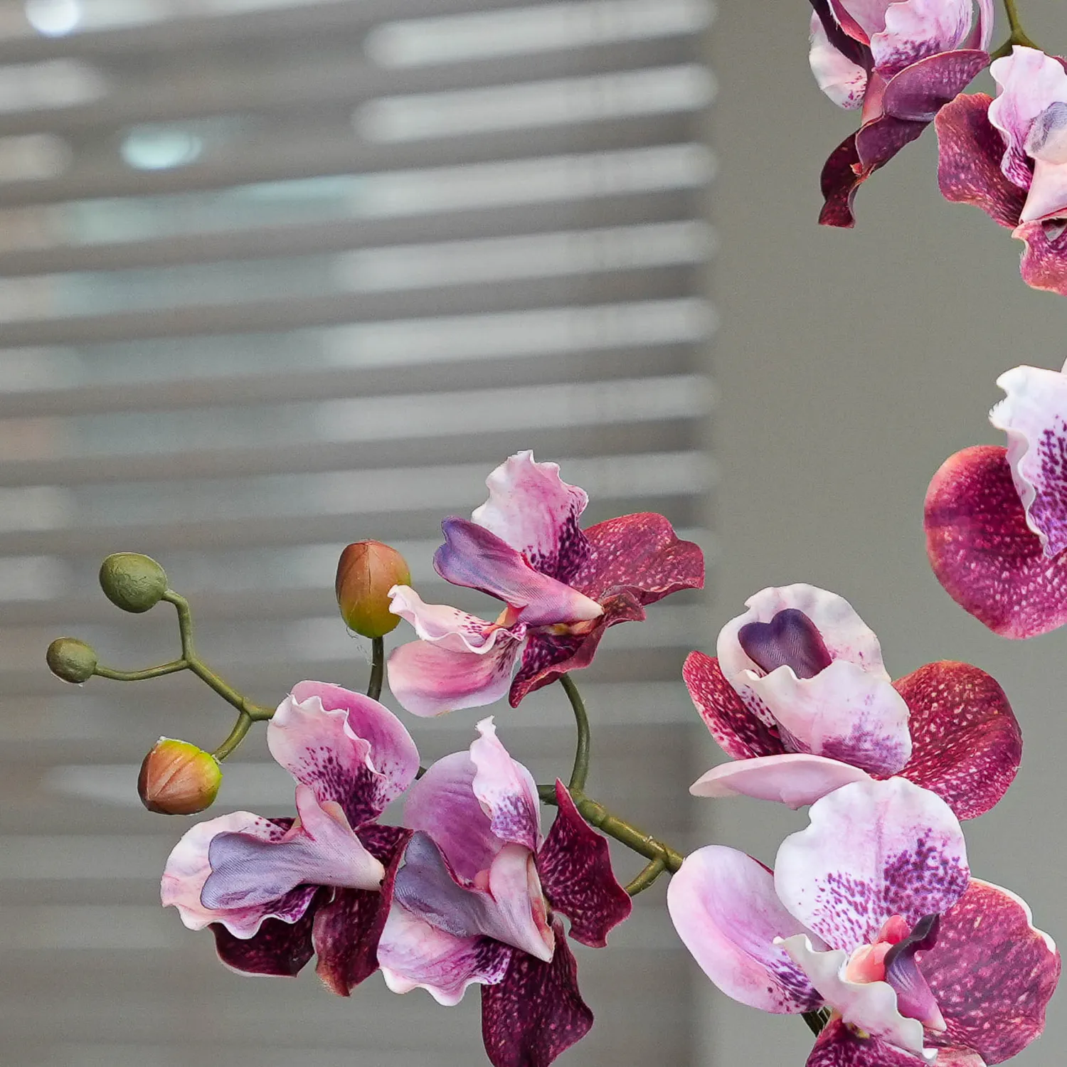 Urbanjungl Vanda orchidee kunstplant oudroze 60 cm pot
