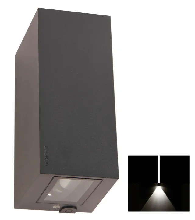 Tuincentrum Heerdink Gevelspot Rechthoek LED 2x4W 3000K