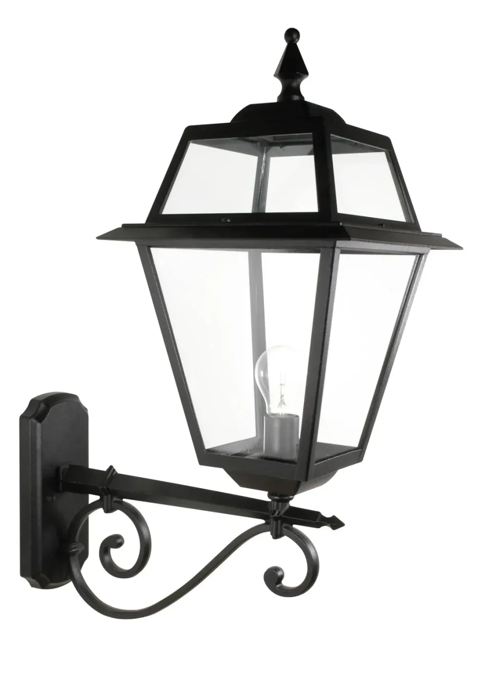 Tuincentrum Heerdink Perla gevel lamp zwart E27