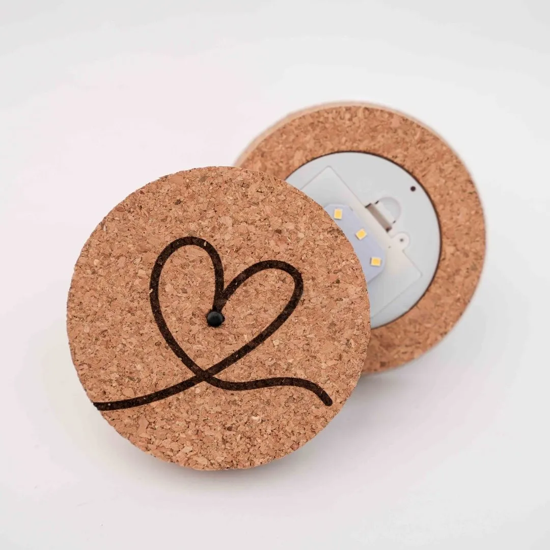 Urbanjungl LOVE LED kurkdeksel hart gravure