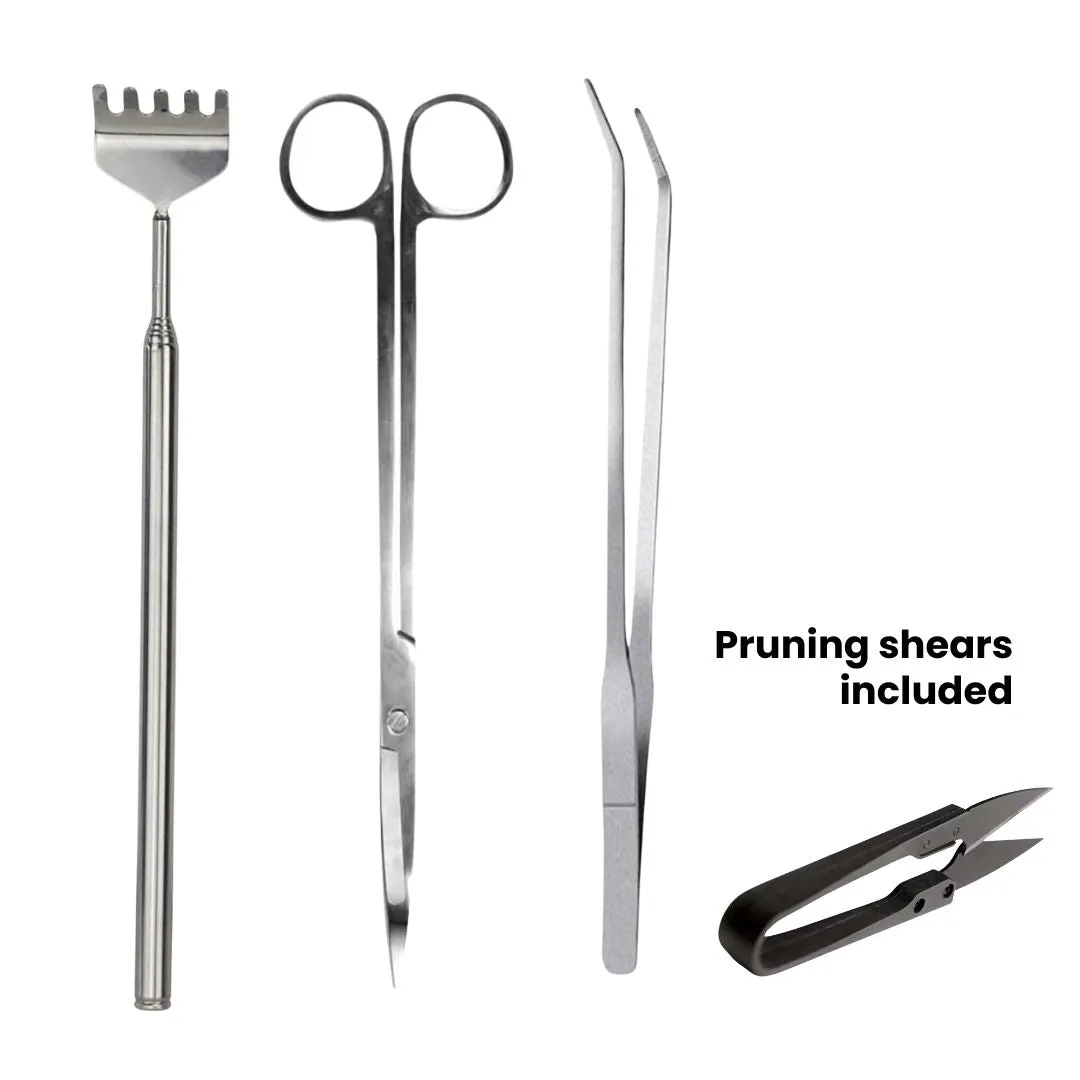 Urbanjungl Terrarium Tools Bundle RVS 4-delig