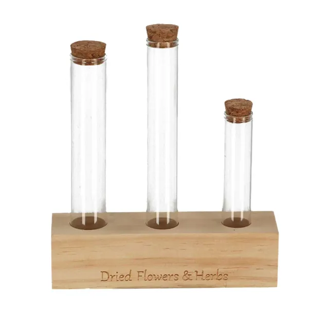 Tube Wooden Dried Flower Stand droogbloemen houder M hout