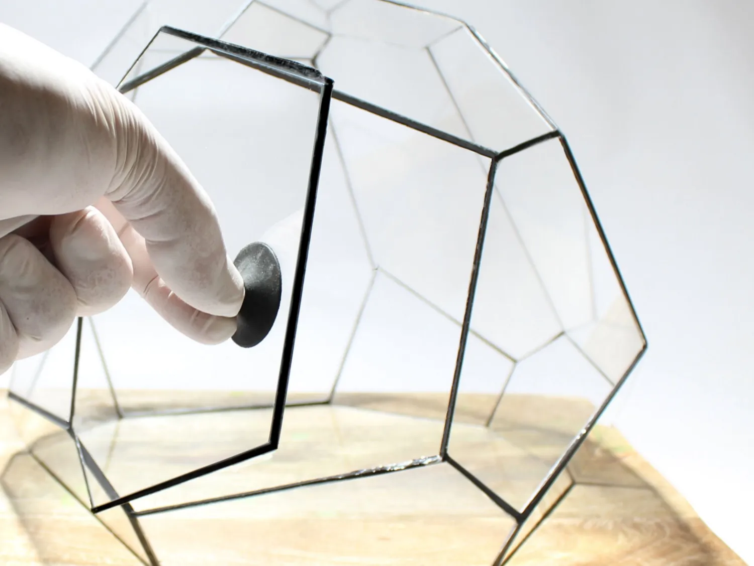 Urbanjungl Torno geometric terrarium glas 28x26x24 cm