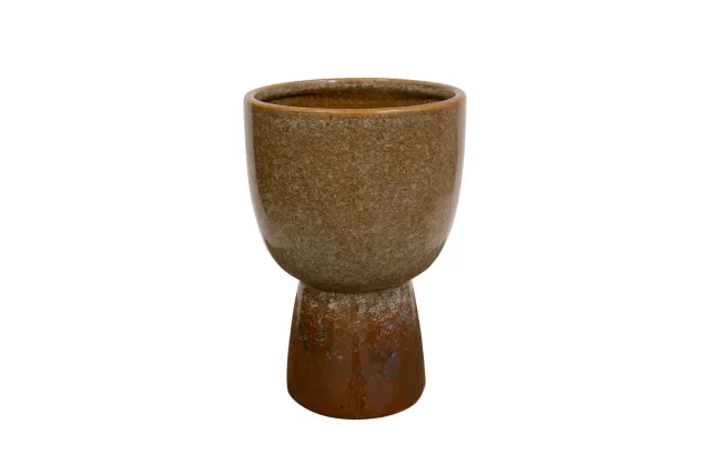 TS Collection Amelie bloempot Old Terra D14 H20 geglazuurd