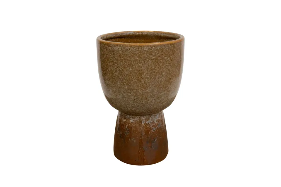 TS Collection Amelie bloempot Old Terra D14 H20 geglazuurd