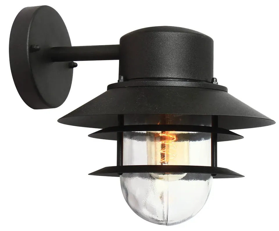 Tuincentrum Heerdink Helsingor gevelamp hang zwart E27