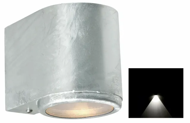 Mandal gevelspot downlight rond gegalvaniseerd GU10