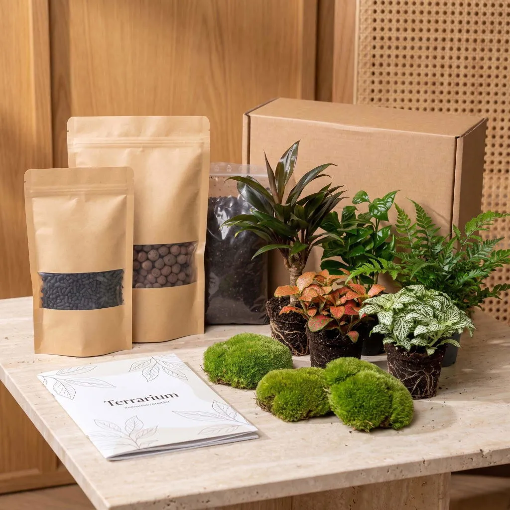 Urbanjungl Jungle 5 terrarium navulpakket 5 planten XL