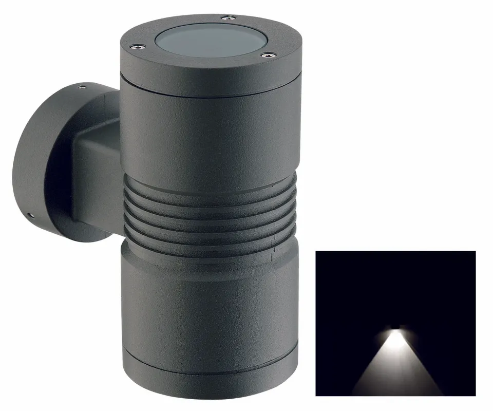 Tuincentrum Heerdink gevelspot downlight antraciet GU10