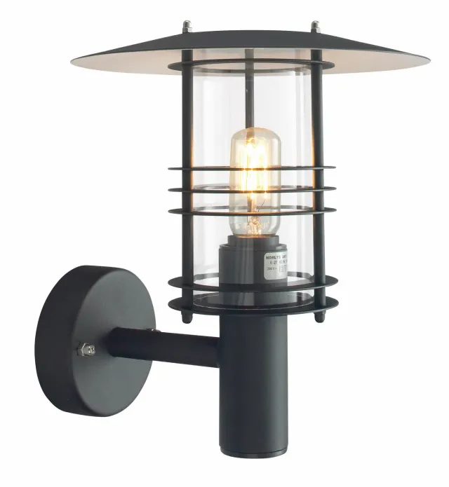 Selva Gevel wandlamp zwart E27 buitenlamp tuin