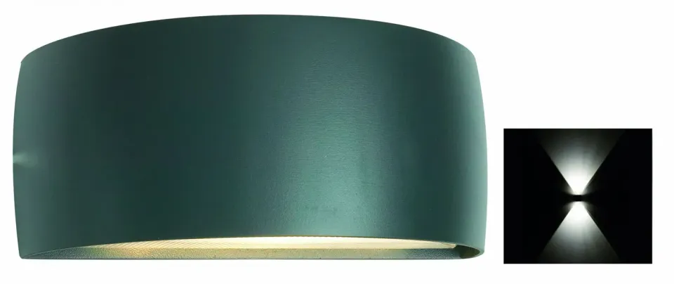 Selva gevel up-down light antraciet E27