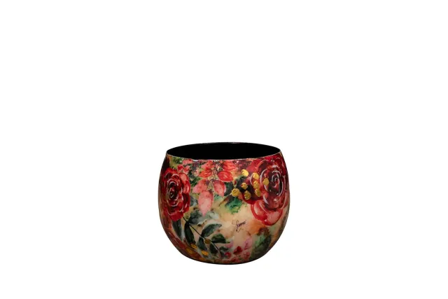 Designed by Lammie Rose Rouge Pot D7 H6 Rood
