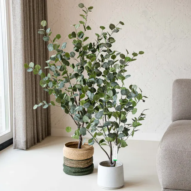 Urbanjungl Eucalyptus mix kunstplanten bundel 2 stuks
