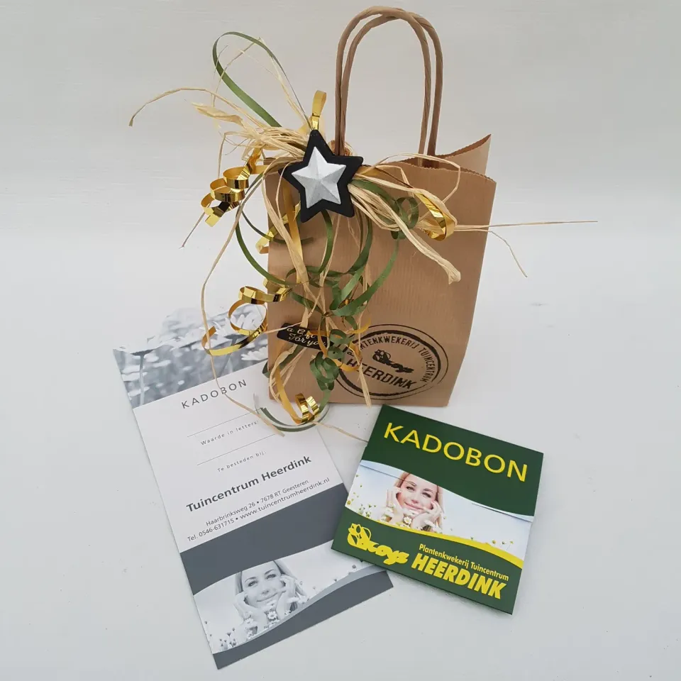 Tuincentrum Heerdink cadeaubon 10 euro cadeau