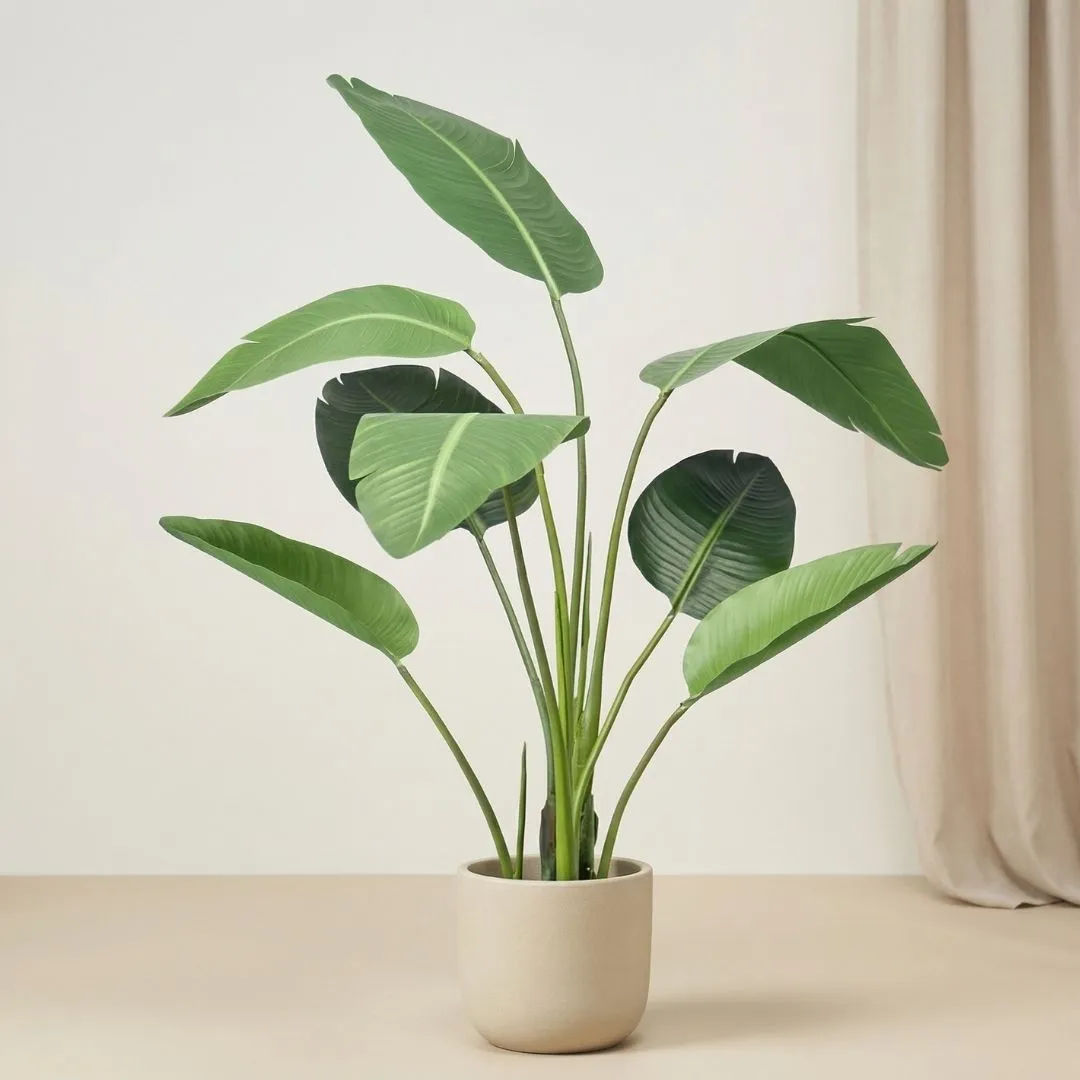 Urbanjungl Strelitzia kunstplant 120 cm tropisch