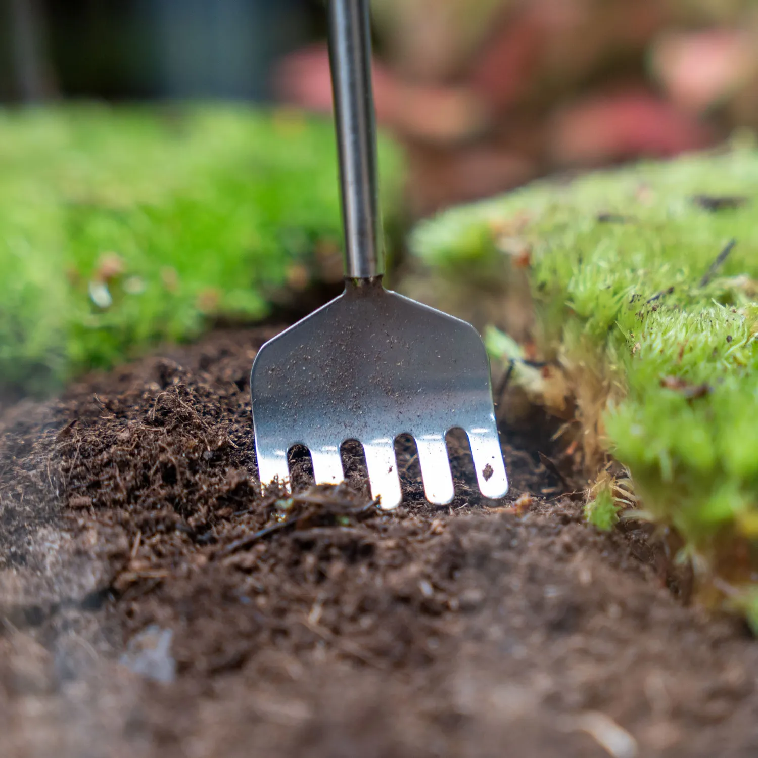 Urbanjungl Terrarium Tool hark telescopisch RVS 49 cm