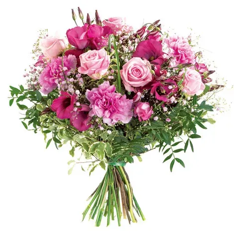 Planten & Zo Roze klassieker boeket roze vers