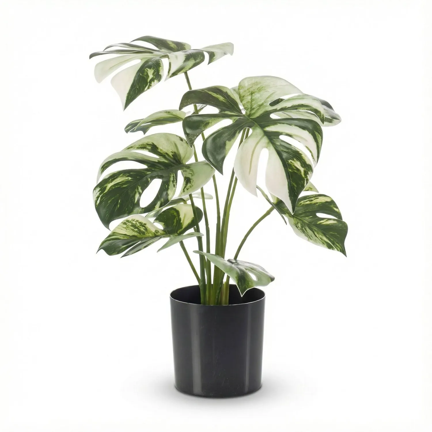 Urbanjungl Monstera Bush kunstplant 40 cm in pot onderhoudsvrij