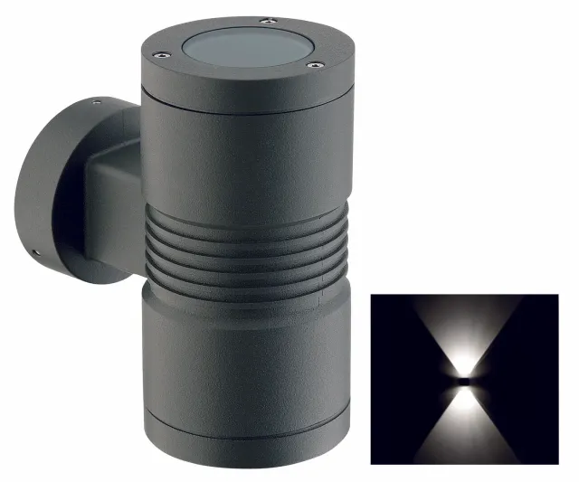 Tuincentrum Heerdink gevelspot up/downlight antraciet GU10