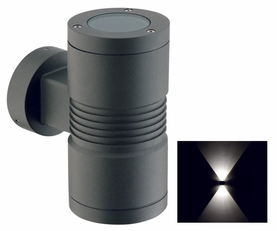 Tuincentrum Heerdink gevelspot up/downlight antraciet GU10