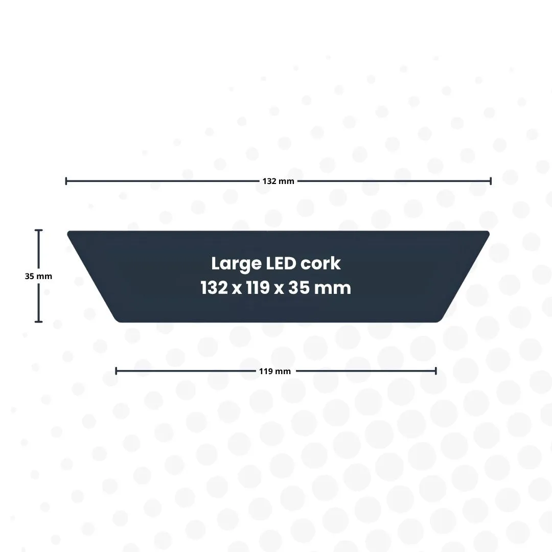 Urbanjungl Kurk LED lamp L 13,2x11,9x3,5 cm