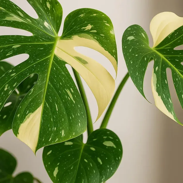 The Natural World Monstera Thai Constellation kamerplant bont